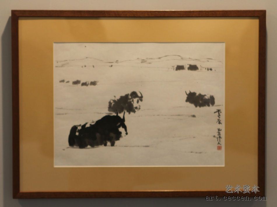 吴作人作品展 《雪原》